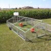 broiler mobile coop for 100 chickens